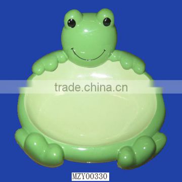 Wholesale Ceramic Cartoon Frog Animal Soap Holder