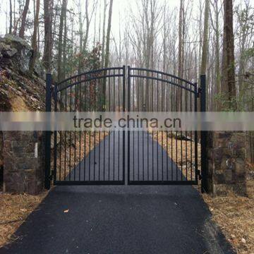 Custom Height and Colors Iron Pipe Gate Design Without Welding photo-3
