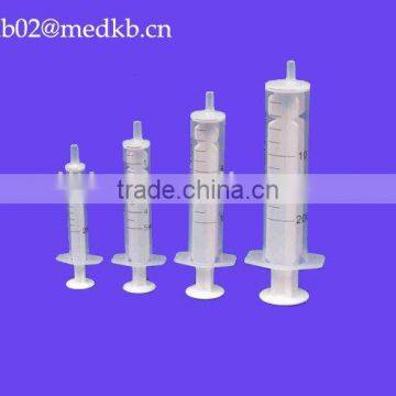 2 parts disposable syringe