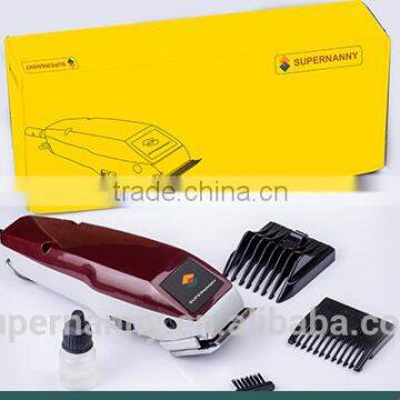 Supernanny Red Classic Hair Clipper/ Trimmer With Cord for Barber Shop/ Salon photo-5