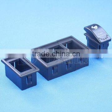 1 Lens 4 Pins ON-OFF Waterproof Rocker Switch With Two Red Lights photo-5