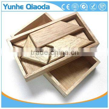 Top Quolity Wooden Tangram Jigsaw Puzzle - Unique Wooden Toys for Kids and Adults Gifts photo-5