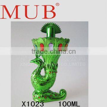 peacock bottle ,charming bottle ,perfume bottle ,glass bottle ,bottle