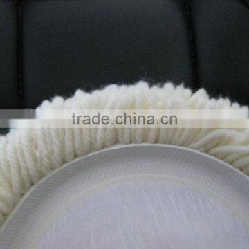 7" Single Sides Wool Buffing Pad Made by RT112 Wool photo-3