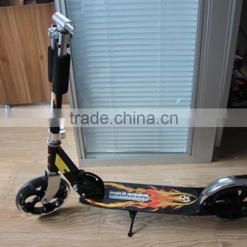 Double Suspension Kick Scooter 200mm PU Large Wheels Adult Kick Scooter