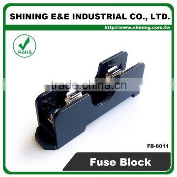 FB-6011 600V 20A Din Rail Mounting 6x30 Screw Fuse Block photo-2