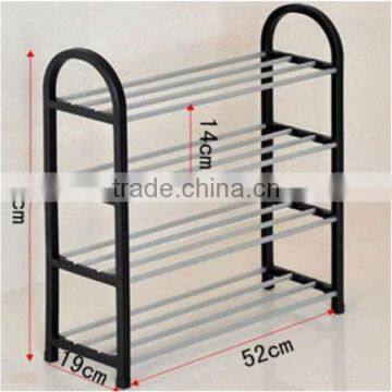 Metal Wire 3-Tier Shoe Storage Rack photo-2