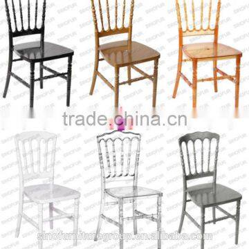 colorfull high quality wedding resin napoleon chair for sale