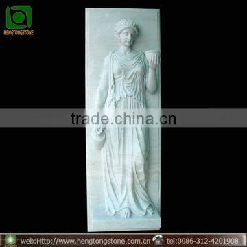 Modern Marble Famous Figure Relief Wall Sculpture