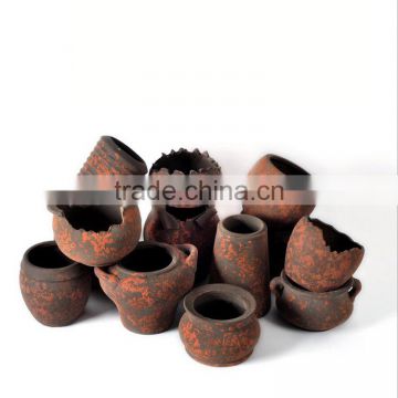 Wholesale retro do the old red ceramic outdoor planters