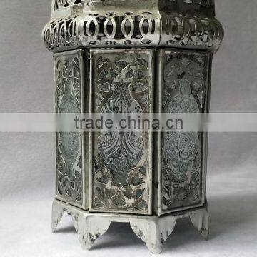 Vintage Moroccan Metal Lantern photo-2