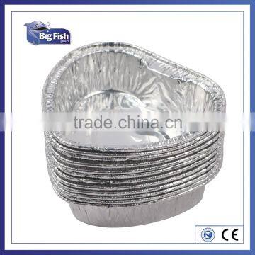 Foil Containers Lovely Heart Shaped Specialty Aluminium Foil Food Container Cake Baking Mold