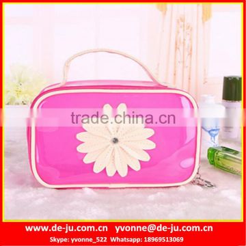 Sunflower Printing Luxury Cosmetic Bag