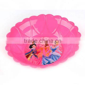 Cartoon Design Plastic Plates For Kids Birthday