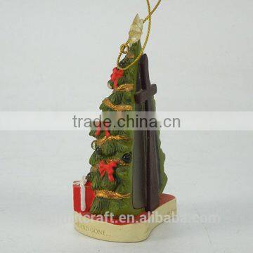 Best Selling Christmas Items Mini Resin Christmas Tree Ornament photo-5