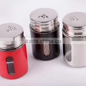 round wholesale glass condiment jar