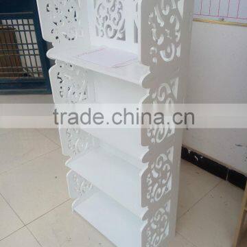 2016 New Style White Classical Wood Storage Cabinet /Bookshelf