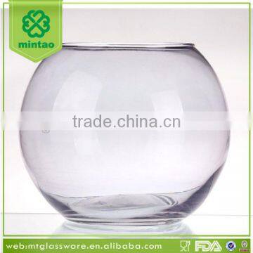 Colorful Round Glass Bowl Vase/clear Glass Fish Bowl photo-3