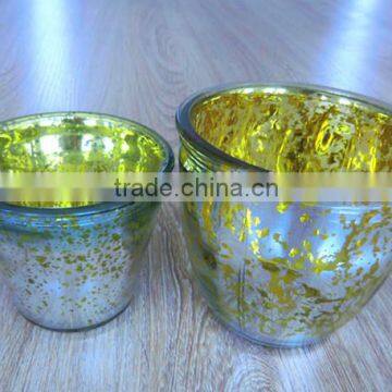 Best Price of Hot Selling Decoration Electroplate Glass Candle Holder Colored Holders Wholesale for Christmas photo-4