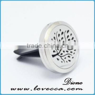 2017 High quality jewelry locket essential oil stainless steel Car diffuser