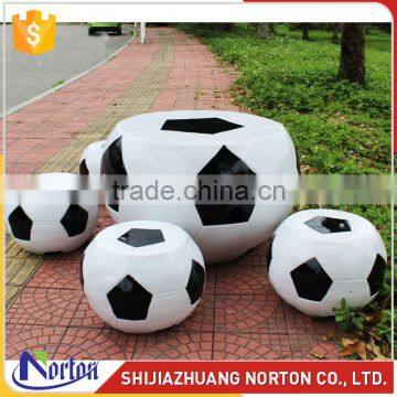 Garden decor football fiberglass sculpture for sale NTRS-068LI