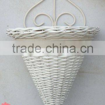 Wicker Flowerpot for Garden Decoration & Willow Flower Basket photo-4