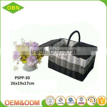 Woven Plastic Empty Picnic Basket Wholesale photo-4