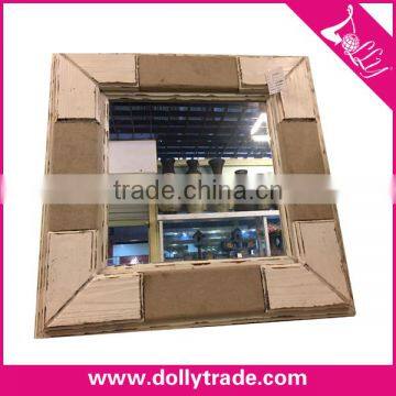 High quality anqitue style wall wooden frame decorative mirror