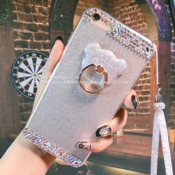 Diamond Cell Phone Back Cover Silicone Mobile Phone Cases for IPhone7/7Plus/6/6s/6plus/6splus Soft Tpu Shell Housing photo-4