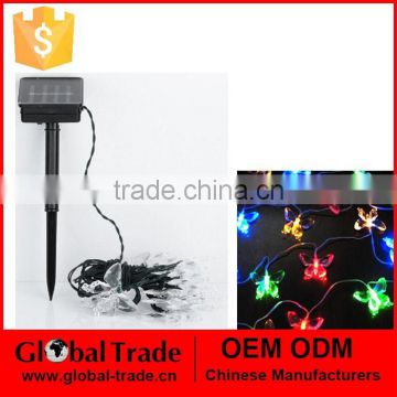 G0071 Solar Garden Lighting 20 LED Butterfly Lighting Chain