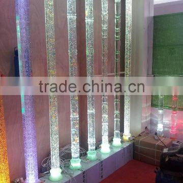 Round Glass Bubble Pillars For Interior Decoration