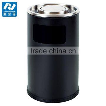 Outdoor Stand Publicity Litter Bin With Ashtray photo-5