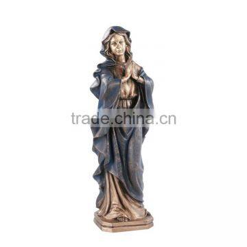 2015 New Design Garden Decor Bronze Statue of Virgin Mary photo-3