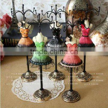 Model Jewelry Rack Iron Earrings Elegant Mannequins Ballet
