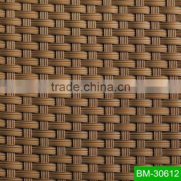 Thermostable Anti-UV Brown Color Flat PE Wicker