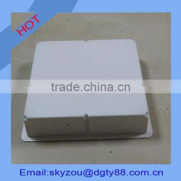 Vacuum Thermoform Thick Film Blister White Color Flat Plastic Tray for Storage photo-2