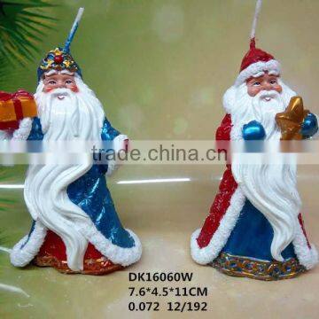 Handmade Non-scented Santa Claus Christmas Candle photo-2