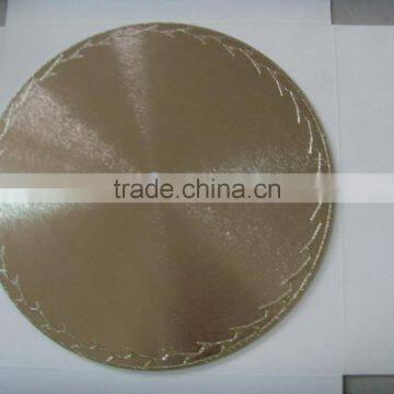 Electroplated Diamond circular saw blades for cutting soft marbles with continuous rim