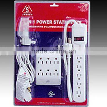 UL power strip value pack/power extension outlet