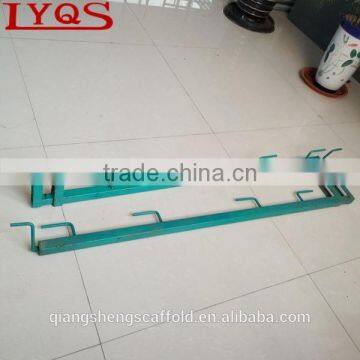 Scaffolding parts used second hand square tube adjustable steel guardrail post for sale