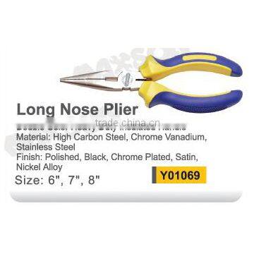American Style Long Nose Plier With Nikel Plated