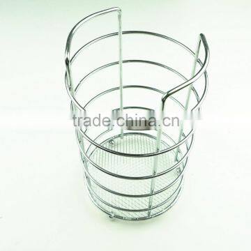 43004 Steel Wire Sink Basket Cutlery Holder Cooking Utensils Storage Kitchen Rack photo-4