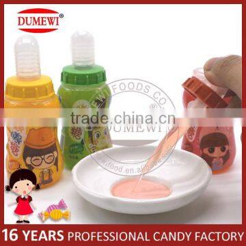 Funny Dropper Shape Bottle Sour Fruit Juice Liquid Candy for Kids