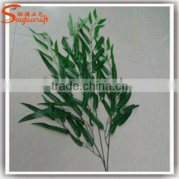 Wholesale Plastic Artificial Green Willow Leaves photo-2
