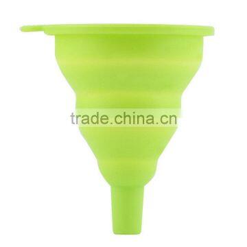 High Quality 1pc New Mini Silicone Gel Foldable Collapsible Style Funnel Hopper Kitchen Cooking Tools photo-4