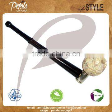 Top quality eco-friendly ebony wood smoking pipe