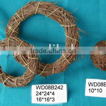 easter rattan wreath