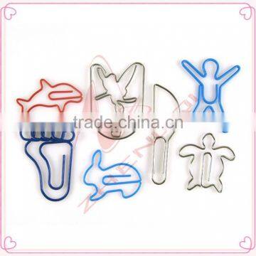 Round Transparent PP Box With Assorted OEM Shapes Metal Paper Clips