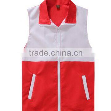Adversting Working Uniform Audlt Vest Logo Printed photo-3
