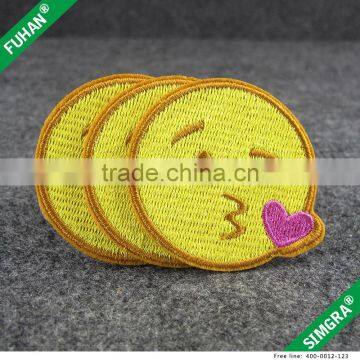 New Fashion Face Embroidery Badge For Clothes